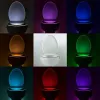 ZK40 8-Color 16-Color Toilet Sensor Light Hanging Toilet Mood Light Toilet Lid Light 3 AAA Batteries (Battery Not Included)