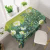 Van Gogh Starry Sky Tablecloth Light Luxury Moid Painting Art Studio Подсолнечник Знаменитая картина Водонепроницаемое настольное коврик