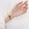 bracelet van bracelet fashion coréenne pour femmes chanceux bracelet bracelet rose bracelet womens diamant léger luxe Internet bracelet rouge tendance