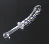 Большой Pyrex Glass Dildo Glass Artificial Penis Dick Double Conned Огромный длинностальный дилдо пенис анал бусин Beads Bult Produce Sex Products Y188434083