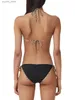 Swimwear femminile sexy Bikini Trendy Bikini Black Black Tre punti Famiglia Famiglia Split Swimsuit Designer Designer Red Suit Swimming Suit L49