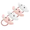 Dog Apparel 4 Pcs Small Pet Hair Tie Accessories For Girls Puppy Bands Fabric Hairbands
