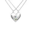 Pendant Necklaces Pendants Jewelry Diamond Peach Heart Mothers Day Gift Family Daughter Sister Crystal Necklace Drop Delivery 2021 Otrmt