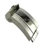 16mm band buckle Deployment clasp Silver polished brushed High quality Stainless Steel for rolexwatch1332325