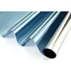 Window Stickers Blue Insulation Glass Self-Adhesive Sunscreen Film Shading Paper Home Office Sun Shade Decoration