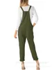 Cropped jumpsuit Summer women's plus-size loose tapered pants in solid color women's overalls