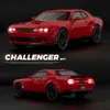 1 32 Dodge Challenger Hellcat Redeye сплав Muscle Car Модель звук и легкие детские игрушечные коллекционирование подарка на день рождения 240409