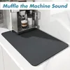 Bord Mattor Kaffemaskiner Mat dölj fläckargummi stödd absorberande skåltorkning för köksbänkstång