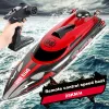 25 km/h RC Boot Hochgeschwindigkeit Speedboat 2.4g Radio Fernbedienung Elektronisch Spielzeugschiff Wasserspiel Geschenk für Kinder Geburtstag Kinder