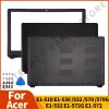Cases Nieuwe laptopafdekking voor Acer E1510 E1530 E1532 E1570 E1570G E1532 E1572G E1572LCD Achterafdekking/LCD -voorste ring/scharnieren vervangen