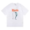 primavera verão rhude camiseta homem t camisetas femininas camisetas skate skate tampas de manga curta camiseta de luxo da marca de luxo masculina camisetas nos tamanho s-xxl m48l
