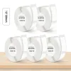 Papper 5pk 12*30mm Niimbot D11 Label Paper D110 D101 White Label Sticker Self Adhesive Paper Roll för Niimbot D11 D110 Label Printer