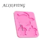 DIY cuckold family silicone mold turtle mother/baby keychain mould Liquid silicone mould Not sticky epoxy resin molds DY0105