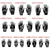 1 Pair New Mehndi Indian Style Beauty Tattoo Stencils Temporary Hand Decal DIY Body Art Henna Template Sticker