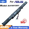 Батареи A41N1501 Батарея для ноутбука для ASUS GL752JW GL752 GL752VL GL752VW N552 N552V N552VW N752 N752V N752VW N752VX A41LK9H