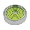 Горизонтальный металлический металл круглый универсальный дух пузырьк зеленый в белом диаметре 25 мм-60 мм 1 штука