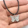 Kedjor Böhmen Butterfly Pendant Halsband med önskan gåva örhängen smyckesuppsättningar för kvinnor charm mode elegant grossist
