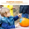 Dekorativa blommor 100 datorer Halloween Accessories Plastic Pumpkin Hands Crafts Thanksgiving skörd