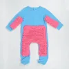 Hot Baby Mop Romper Outfit للجنسين Boy Girl تلميع الأرضيات تنظيف ممسحة بدلة الخريف الشتاء أطفال يزحف