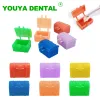 100st Baby Tooth Box Organizer Milk Teeth Storage Boxes Barn Baby Lövtand Keepsake Samla innehavare Spara souvenirpresenter