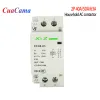 1pcs 2P 32A/40A/63A AC DIN Rail Hogar Modular Contactor Controlador Interruptor 220V/230V 50/60Hz 1NO 1NC 2NO 2NC