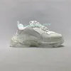 triple s zapatos casuales diseñadores hombres para mujeres plataforma de zapatillas blancas blancas blancas gris oscuro naranja verde pantanino de color rosa rosa plateado para hombres plateados para hombres jogging r6