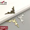 300pcs ângulo de metal protetor decorativo para capa de caderno para menus FOTO FOTO MOBILIQUEDO hardware