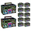 Mugs 12pcs 80s Portable Candy Boxes Dessert Storage Cassette Tape Bucket Centerpieces