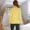 Abiti da casa vestiti donne pigiami a due pezzi autunno inverno pijama di grandi dimensioni set femminile sleep abbigliamento kawaii abito notturno da notte