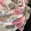 2024 Spanien vinter tjock viskos halsdukar kvinnor ombre kronblad blommor sjalar och omslag pashmina stal bufandas muslim sjaal 180/90 cm