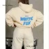 White Foxx Hoodie Weomen XXL Set Women Two Piece Set Spring Autumn Winter New Hoodie Set Fashionable Sporty Long Sleeved Pullover White Foxx Hoodie 668 289