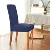 Couvre-chaise t Stretch Fleece Jacquard Cover Simple Color Couleur solide Home Room Decoration dossier pour empêcher les animaux de compagnie