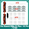 Compatible pour Xiaomi Mijia 3C Plus / 3C Pro / C103 Robot aspirateur côté principal Brosse côté brosse Mop Filtres HEPA ACCESSOIRES