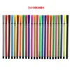 Enfants peignant 36/24/18/12 Couleur non toxique Aquarement lavable stylo Marque peinture des fournitures d'art pour enfants