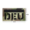 Liberwood Allemagne Eagle Réflexion Deu Infrarouge IR Patch Deutschland German Multicam Multicam Tactical Badge Vêtements Applique