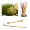 Conjunto de chá, Matcha Whisk Chasen, Chashaku tradicional, colher de chá, o perfeito