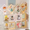 Frames 3D Floating Picture Frame PE Shadow Box Jewelry Display Film Storage Pendant Protect Jewellery Earrings Stone Case