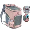 Kattbärare Portable Travel Bag Sports ryggsäck Collapsible Breattable Pet Medium Dog ut ur ryggsäcken Cosset