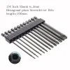 1/4 Inch Shank 6.3mm Hexagonal plum Screwdriver Bits T6-T40 Magnetic Torx Screwdriver Bits Set Electric Screwdriver head