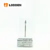 LODDEN Dental Lab Polisher Diamond Poloshing Head Wheel for Emax Zirconia Blue Medium Deatal Grinding Ceramics Crowns Stone Burs