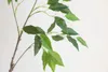 39.5 Faux Real Touch Elm Siberian Leaf Branch Greenery Artificial Greenery Diy Boda/Casa/Decoraciones de cocina Diy Floral 240409