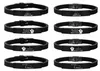 Ik kan 039T ademen Bracelet Black Lives Matter roestvrijstalen siliconenbangen verstelbare armbanden 8 stijlen LJJO80873960945