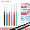 20/40Pcs Interdental Brushes Health Care Teeth Whitening Interdental Cleaners Orthodontic Dental Tooth Brush Oral Hygiene Tool