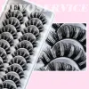 DeVoservice 6/10/20 Paren Russische strip lashes dd krul valse wimpers dramatische natuurlijke lange donzige faux nertsen nepwimpers make -up