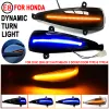 2pcs LED LEVA DE SINAL DO TURNO DÍVIO PARA HONDA CIVIC 8º MK8 Tipo-S tipo-R Fn 1 2 3 Indicador espelhado Acessórios para carros da lâmpada de lâmpada