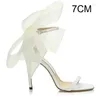 Sandals 2024 Spring Transparent Heels Rhinestone Special-shaped Heel Women Beautiful Sexy Fairy Wind Crystal