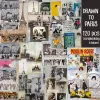 120pcs çıkartmalar paketi vintage fotoğraflar paris new york scrapbooking çıkartmaları malzemeleri eski günlüğü dergi malzeme değer paketi