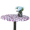 Tableau de table 60 cm Protecteur simple imprimé Party élastique Élastique à poussière Round Round Habinet HoverCloth Kitchen intérieure