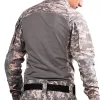 Camicie da combattimento abbigliamento tattico uniforme militare mimetico camicia di caccia ai pantaloni magliette dell'esercito tees traspirabile abiti casual da lavoro
