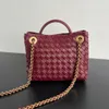 12a Designer van topkwaliteit Tas echte lederen breien schoudertas hobo onderarm boodschappentas dames handtassen tas tas handtas portemonnee vrouwen grote capaciteit zakje 786008